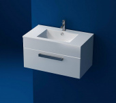 Тумба с раковиной Triton Ника 75 подвесная, 1 ящик, белая