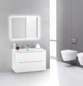 Тумба для комплекта BelBagno Etna 39 80 bianco lucido