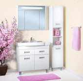 Зеркало-шкаф Бриклаер Палермо 90