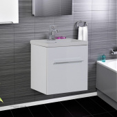 Тумба с раковиной Aquanet Порто 50 белая