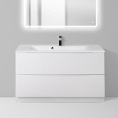 Тумба для комплекта BelBagno Marino 100 bianco lucido, напольная