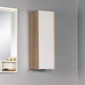 Шкаф Акватон Йорк 1 створка белый/дуб сонома