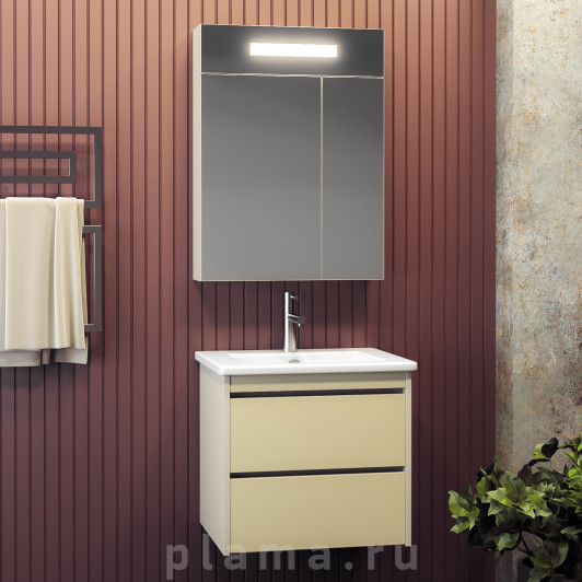 Мебель для ванной Smile Фреш 60 бежевая