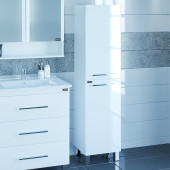 Шкаф-пенал СанТа Вегас 40 универсальный, с бельевой корзиной