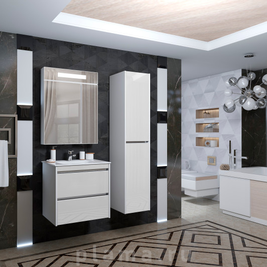 Шкаф-пенал Opadiris Фреш белый