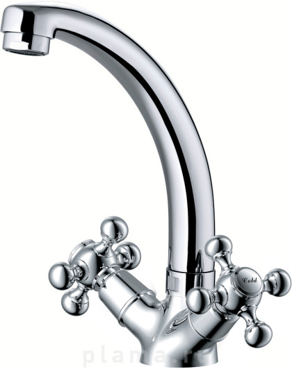 Смеситель Olive'S Girona 01430GR для кухонной мойки plama.ru