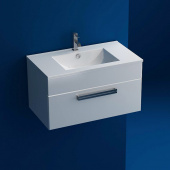 Тумба с раковиной Triton Ника 90 подвесная, 1 ящик, белая