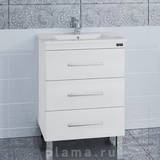 Тумба с раковиной СанТа Вегас 65 напольная