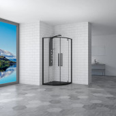 Душевой уголок RGW Stilvoll 06325388-14 80x80x200 профиль черный