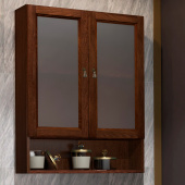 Шкаф Opadiris Клио 63 орех антикварный, матовое стекло