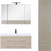 Мебель для ванной Aquanet Нота 100 светлый дуб