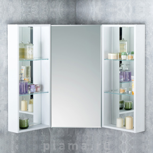 Зеркало-шкаф AQUATON Кантара дуб полярный