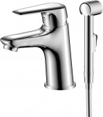 Смеситель Olive'S Evora 33120EV для раковины, с гигиеническим душем plama.ru
