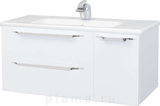 Тумба для комплекта Bellezza Луиджи 100 белая