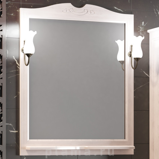 Зеркало Opadiris Тибет 80 беленый бук