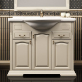 Тумба с раковиной Opadiris Риспекто 100 слоновая кость