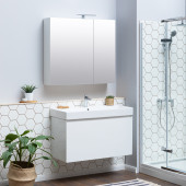 Тумба для комплекта Aquanet Йорк 85 белая