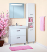 Мебель для ванной Бриклаер Палермо 80/2 напольная, с 2 ящиками