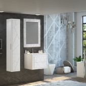 Шкаф-пенал Opadiris Луиджи 35 белый