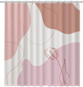 Штора для ванной Fixsen Cream FX-2514 180x200