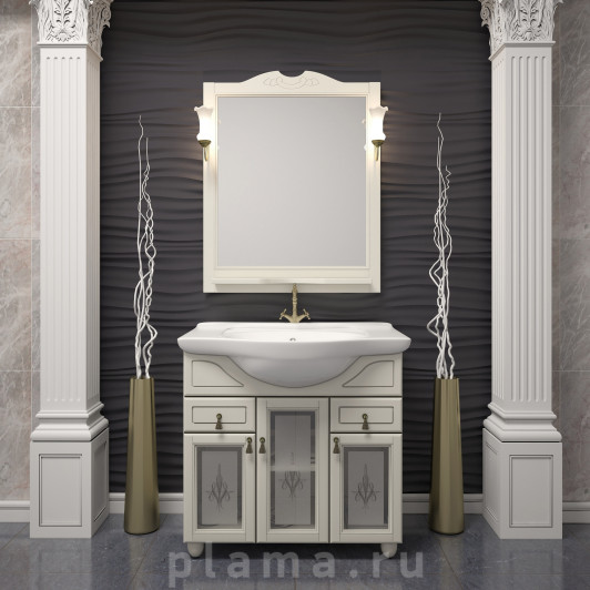 Мебель для ванной Opadiris Тибет 80 слоновая кость