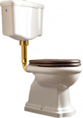 Унитаз приставной Kerasan Retro 101101 со средним бачком (уценка: выставочный экземпляр)