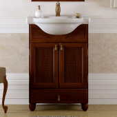 Тумба с раковиной Opadiris Тибет 50 с декоративной решеткой, нагал