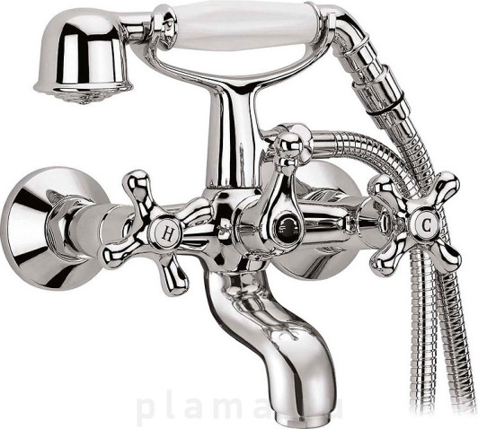 Смеситель Cezares Retro C VD1-01 для ванны с душем plama.ru