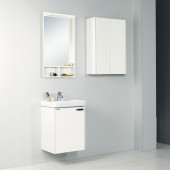 Шкаф AQUATON Йорк 2 створки белый/выбеленное дерево