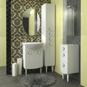 Мебель для ванной Triton Лира 50, 2 двери, белая