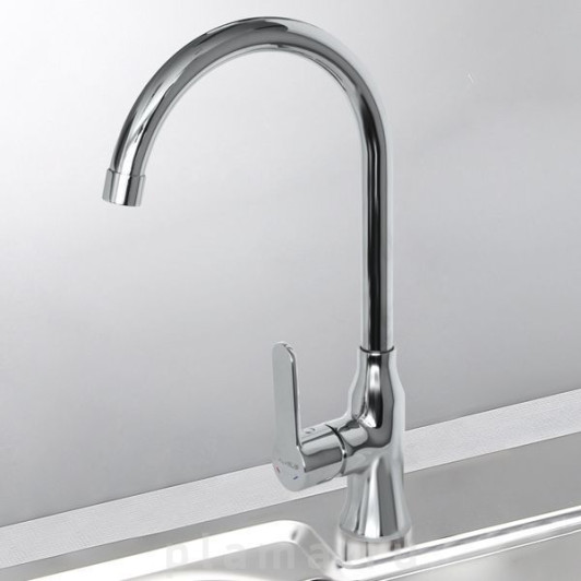 Смеситель Alveus Slim CHR 1134831 для кухонной мойки plama.ru