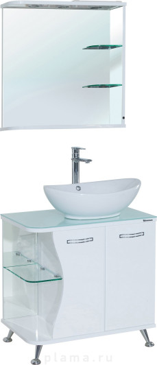 Мебель для ванной Bellezza Рио 70 R белая