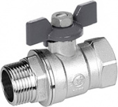 Шаровый кран Royal Thermo Expert 3/4 нар-вн, ручка бабочка