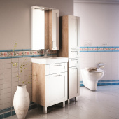 Мебель для ванной Iddis Sena 50 напольная, белая, дерево