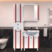 Мебель для ванной Misty Палермо 70 красная