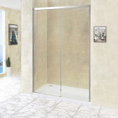 Душевая дверь в нишу RGW Leipzig Le-12 (107-111) x195 профиль хром, стекло прозрачное