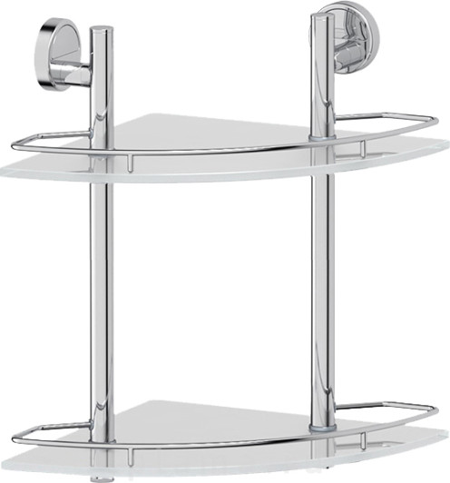 Полка FBS Luxia LUX 072 угловая 2-ярусная